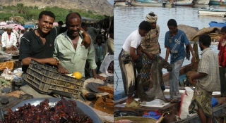 Märkte im Jemen - in den Bergen und im Hafen von Al Hudäida
