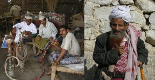 Männer im Jemen - geprägt von Dschambijas, Wasserpfeifen und Qat